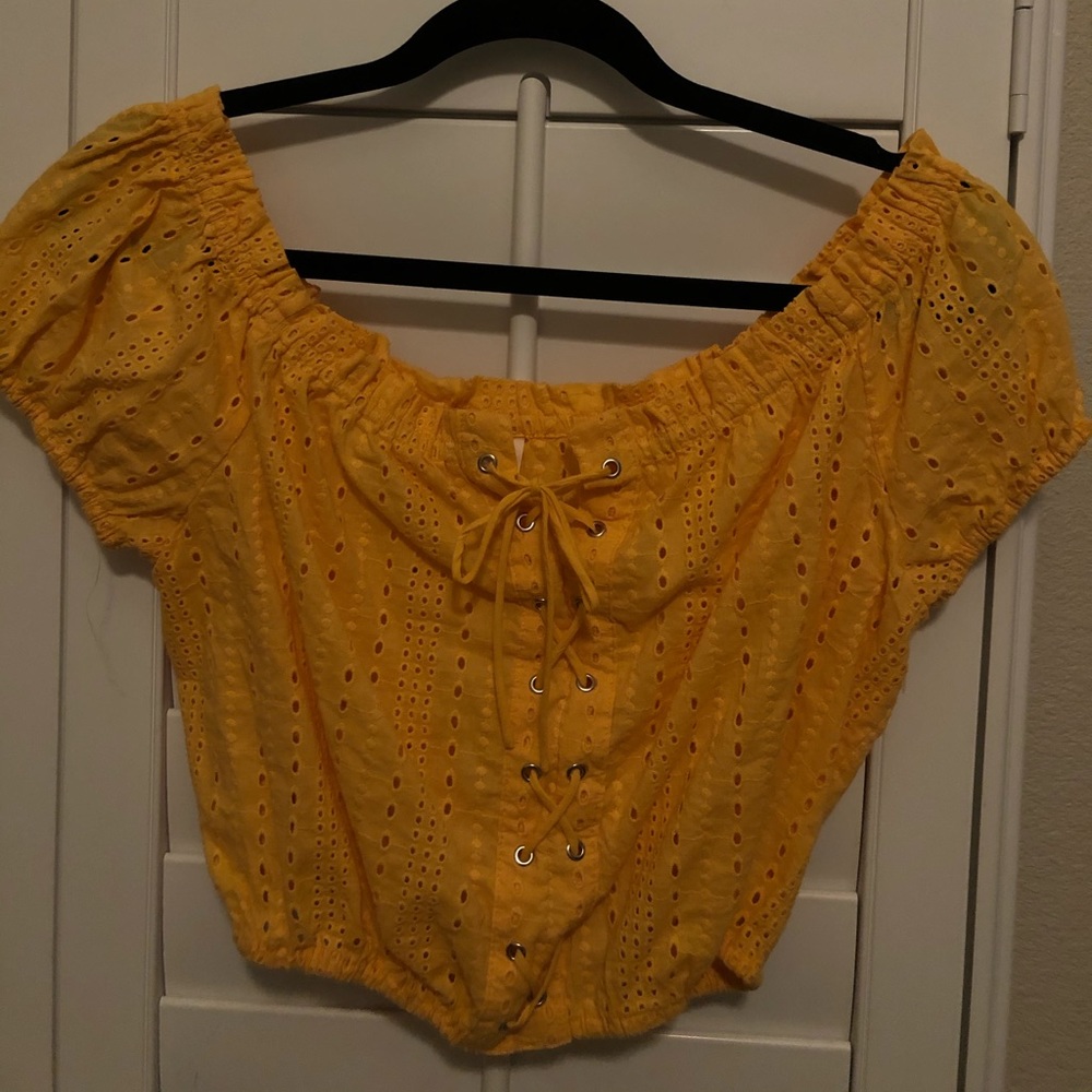 Yellow Off the Shoulder